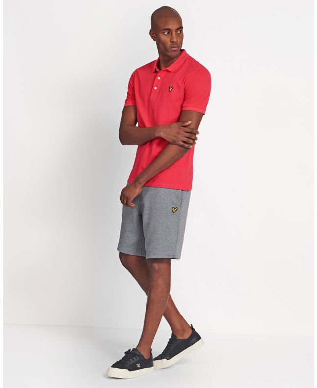 Spezial Madrid Lyle & Scott Plain Polo Shirt Geranium Pink
