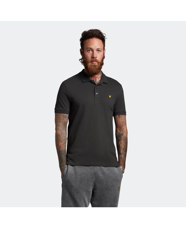 Spezial Madrid Lyle & Scott Plain Polo Shirt Gunmetal