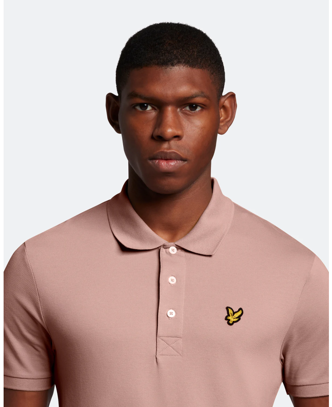 Spezial Madrid Lyle & Scott Plain Polo Shirt Hulton Pink