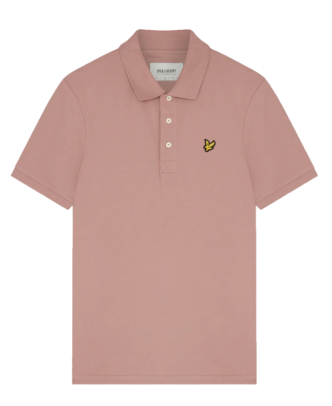 spezial madrid Lyle & Scott Plain Polo Shirt Hulton Pink