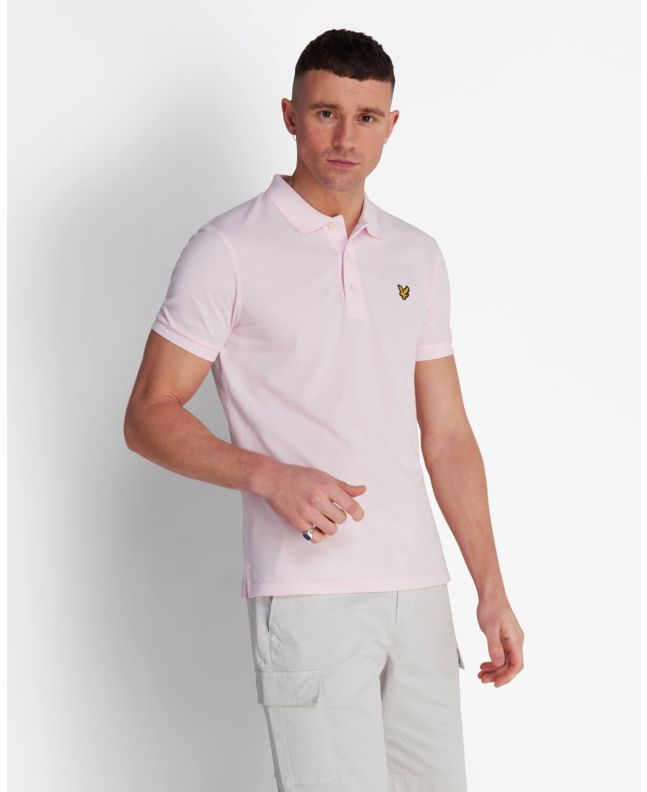 Spezial Madrid Lyle & Scott Plain Polo Shirt Light Pink