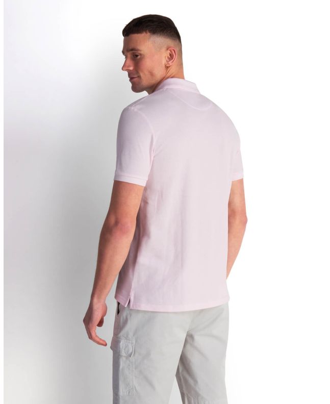 Spezial Madrid Lyle & Scott Plain Polo Shirt Light Pink