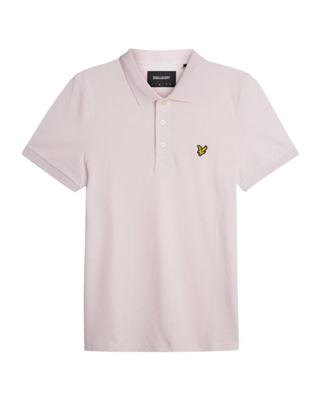 spezial madrid Lyle & Scott Plain Polo Shirt Light Pink