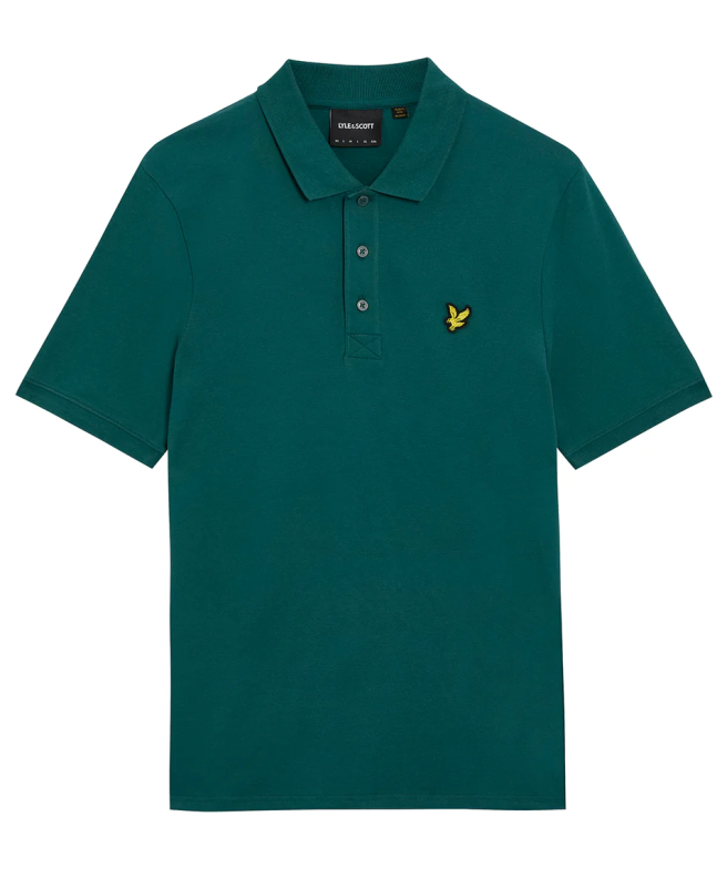 spezial madrid Lyle & Scott Plain Polo Shirt Malachite Green