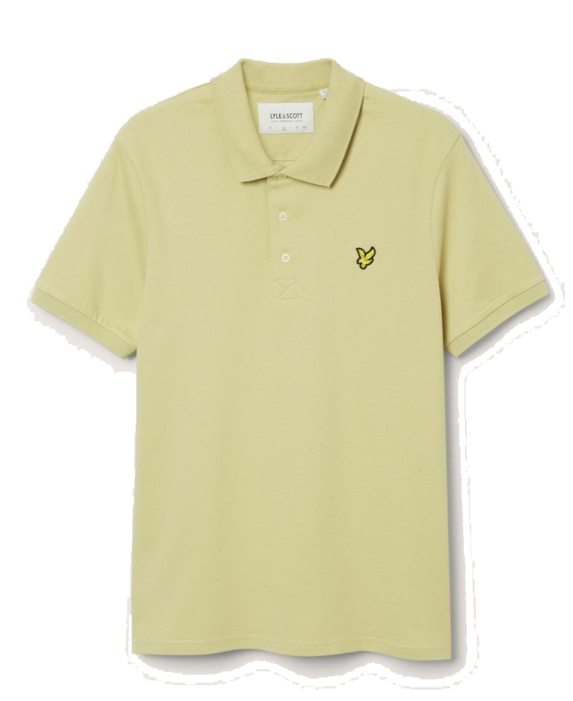 spezial madrid Lyle & Scott Plain Polo Shirt Natural Green