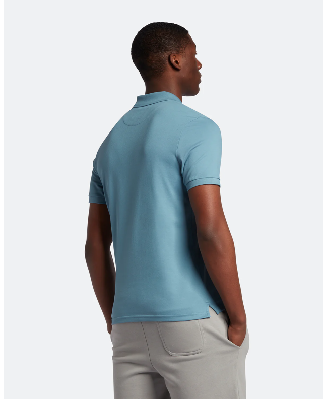 Spezial Madrid Lyle & Scott Plain Polo Shirt Skipton Blue