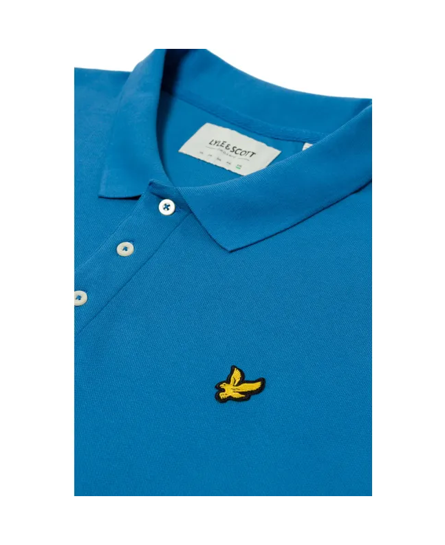 Spezial Madrid Lyle & Scott Plain Polo Shirt Spring Blue