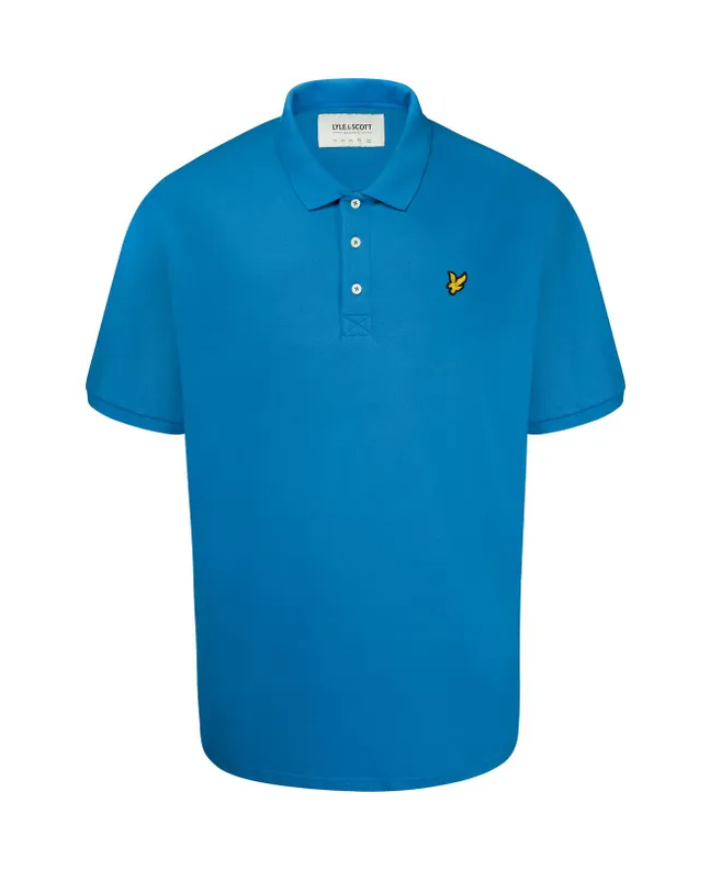spezial madrid Lyle & Scott Plain Polo Shirt Spring Blue