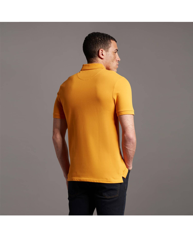 Spezial Madrid Lyle & Scott Plain Polo Shirt Sunflower