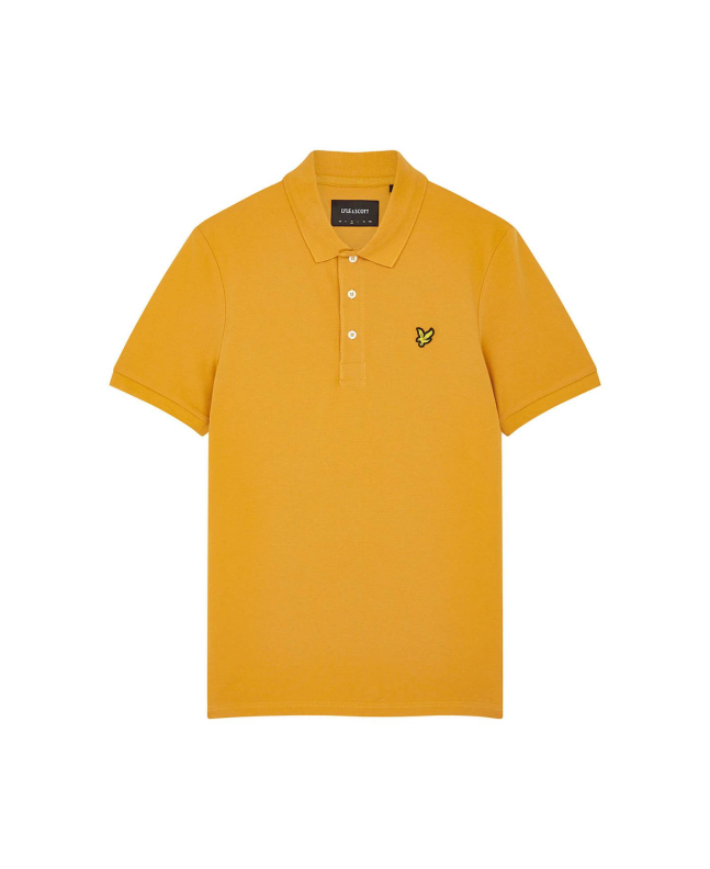 spezial madrid Lyle & Scott Plain Polo Shirt Sunflower