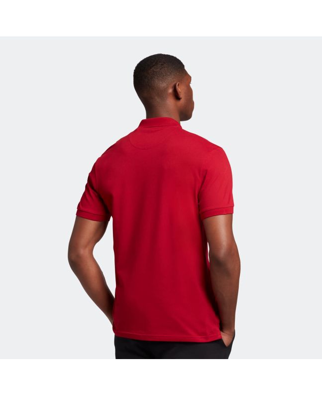 Spezial Madrid Lyle & Scott Plain Polo Shirt Tunnel Red