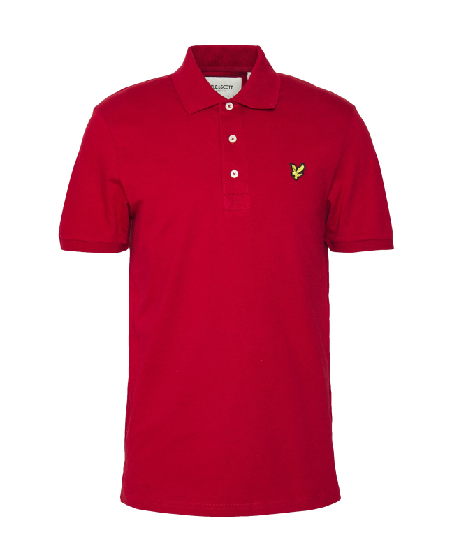 spezial madrid Lyle & Scott Plain Polo Shirt Tunnel Red