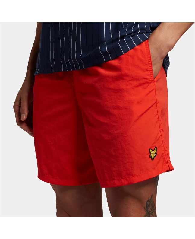 Spezial Madrid Lyle & Scott Plain Swim Short Red Flyer