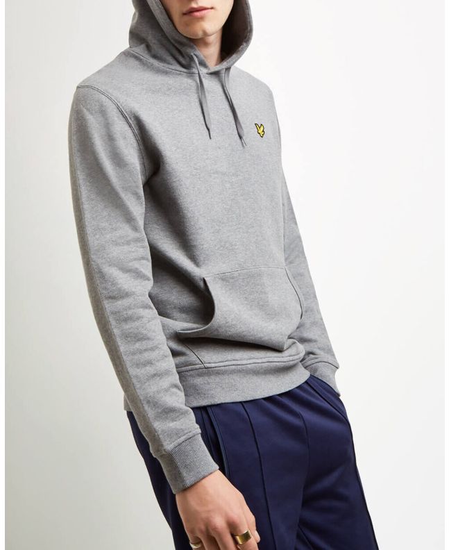 Spezial Madrid Lyle & Scott Pullover Hoodie Mid Grey Marl