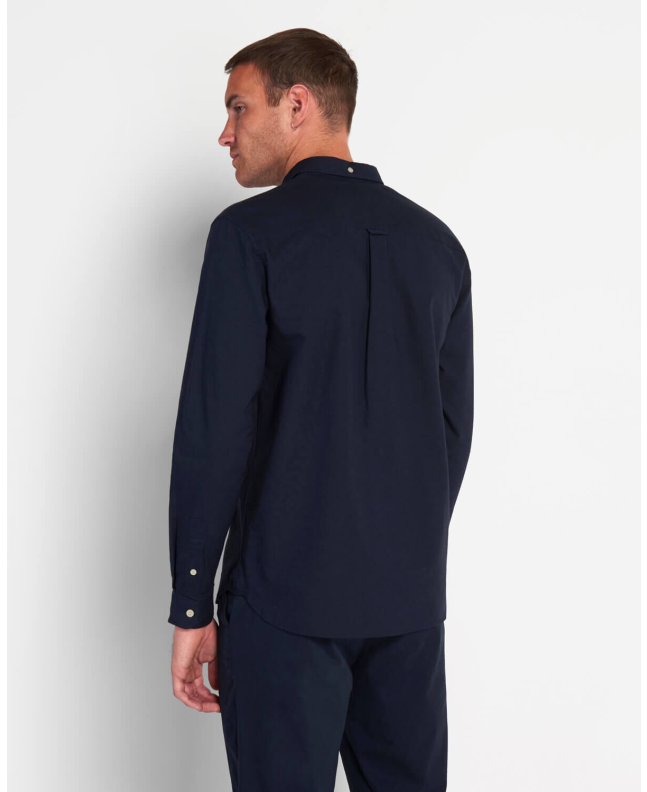 Spezial Madrid Lyle & Scott Regular Fit Light Weight Oxford Shirt Dark Navy