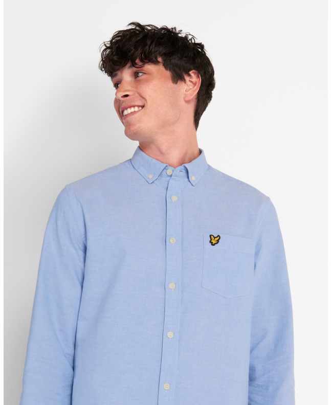 Spezial Madrid Lyle & Scott Regular Fit Light Weight Oxford Shirt Riviera