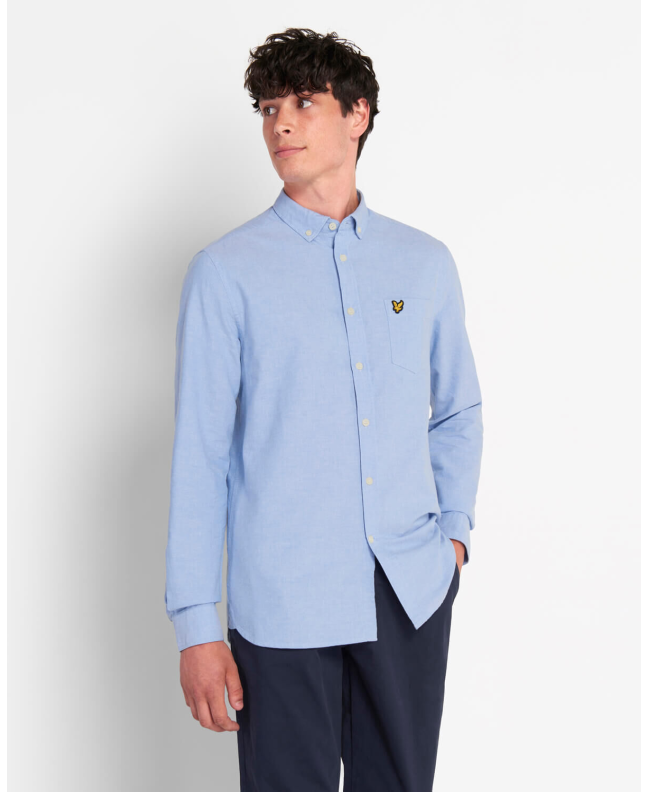 Spezial Madrid Lyle & Scott Regular Fit Light Weight Oxford Shirt Riviera
