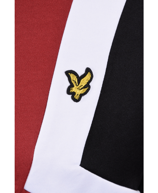 Spezial Madrid Lyle & Scott Striped Track Top Tunnel Red