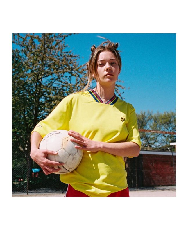 Spezial Madrid Lyle & Scott Sweden Football Polo Shirt Yellow