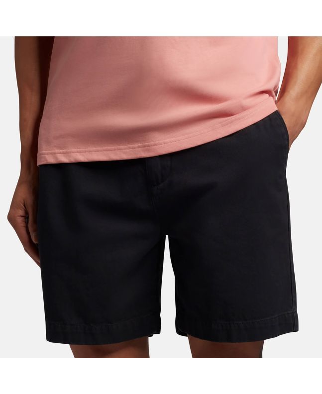 Spezial Madrid Lyle & Scott Washed Chino Shorts Jet Black