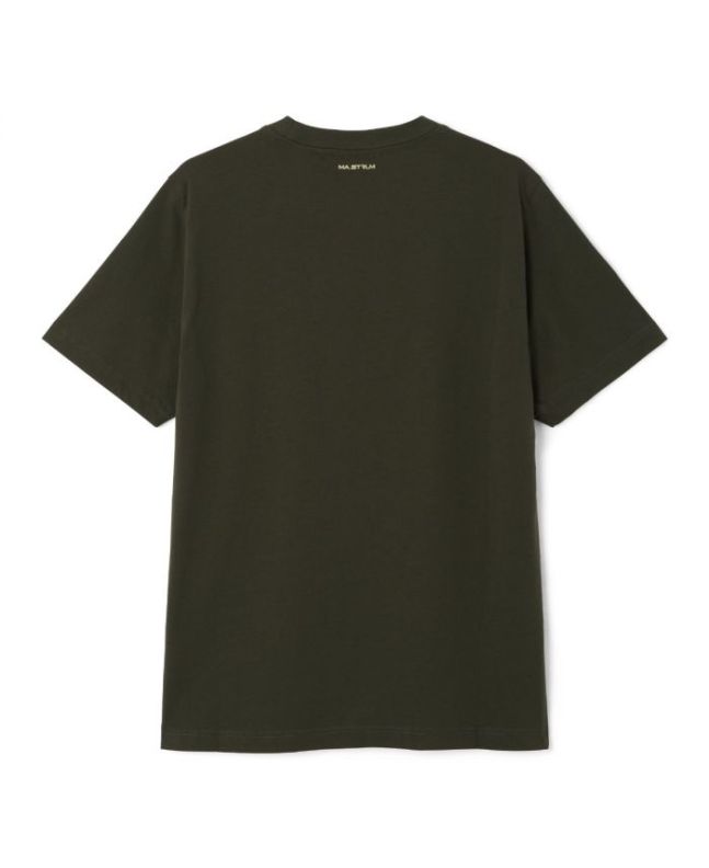 Spezial Madrid MA.Strum Compass Print Tee Oil Slick