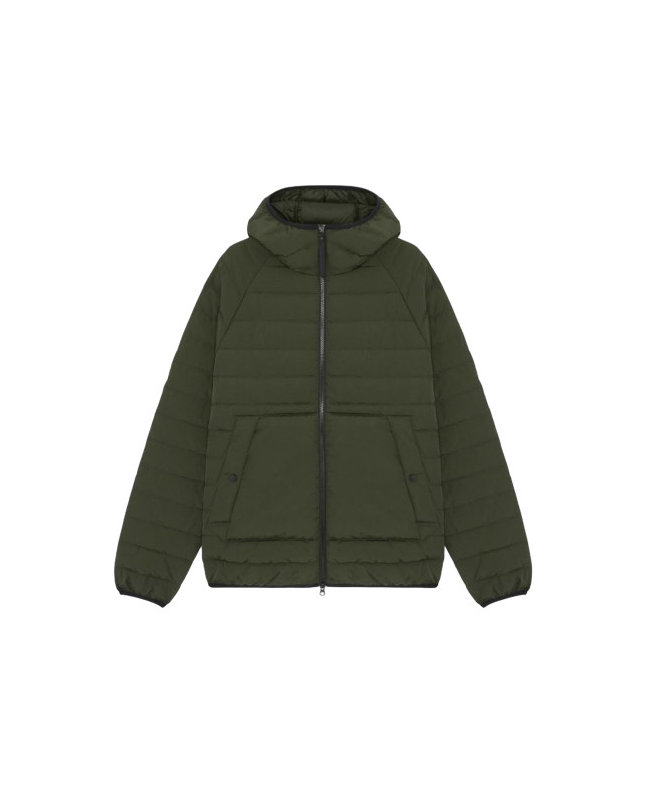 spezial madrid MA.Strum Hooded Down Jacket Oil Slick