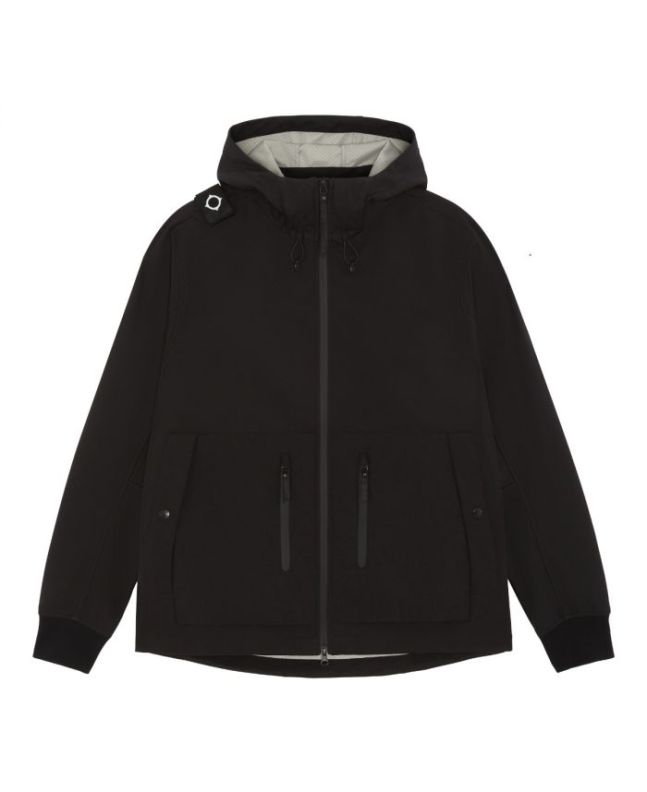 spezial madrid MA.Strum Softshell Hooded Jacket Black