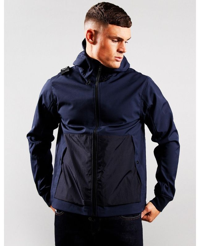 Spezial Madrid MA.Strum Softshell Hooded Jacket Ink Navy