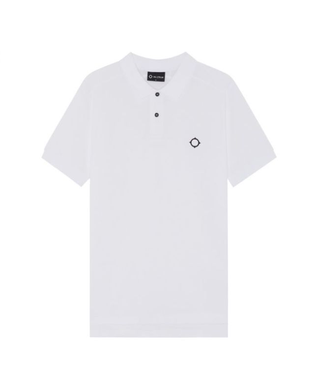 spezial madrid MA.Strum SS Pique Polo Shirt Optic White