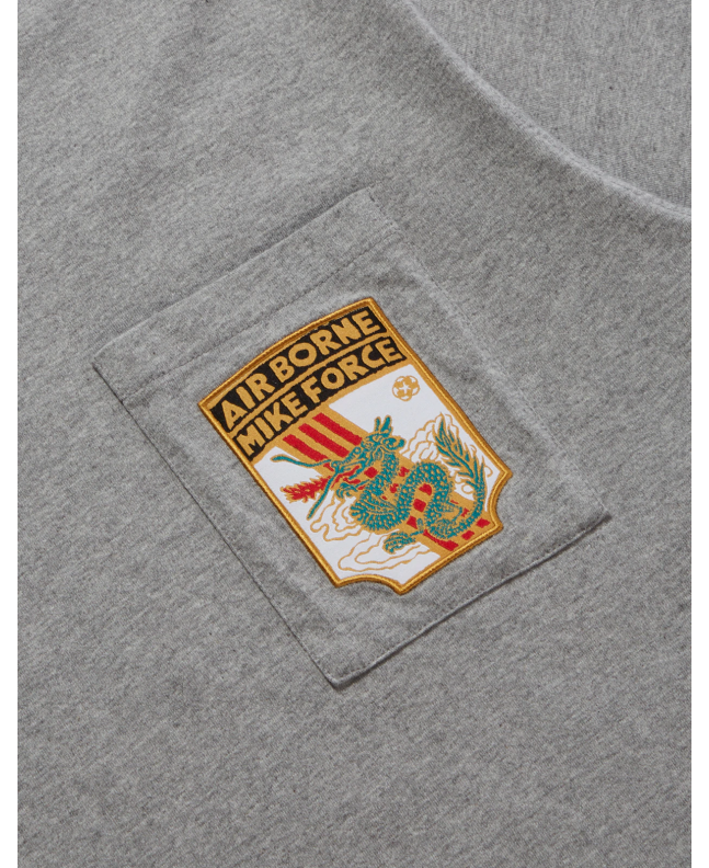 Spezial Madrid Maharishi Airborne Pocket Tee Grey Marl