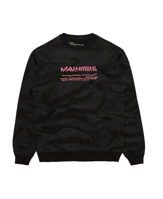 spezial madrid Maharishi Camo Miltype Crew Sweat Subdued Night