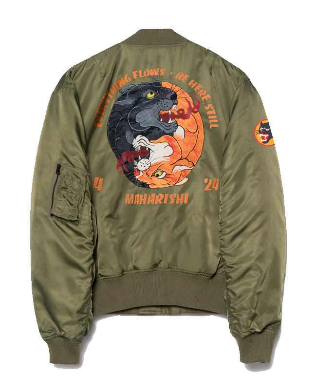 Spezial Madrid Maharishi Dualithi Phanter MA-1 Flight Jacket Olive