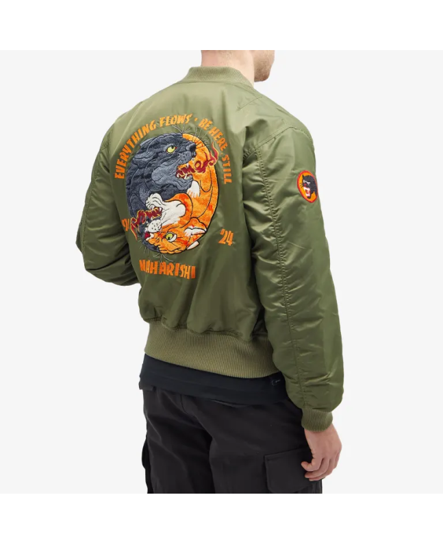 Spezial Madrid Maharishi Dualithi Phanter MA-1 Flight Jacket Olive