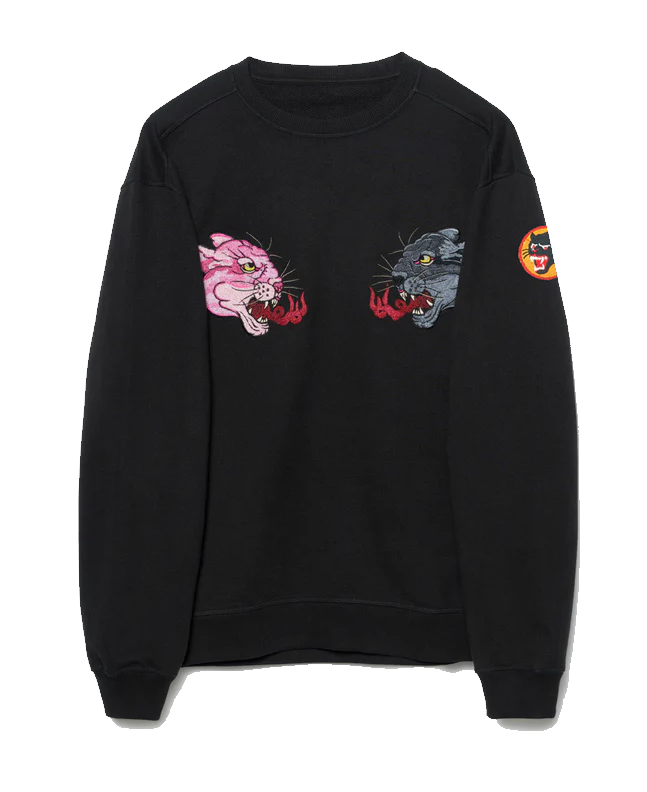 spezial madrid Maharishi Duality Phanter Crew Sweat Black