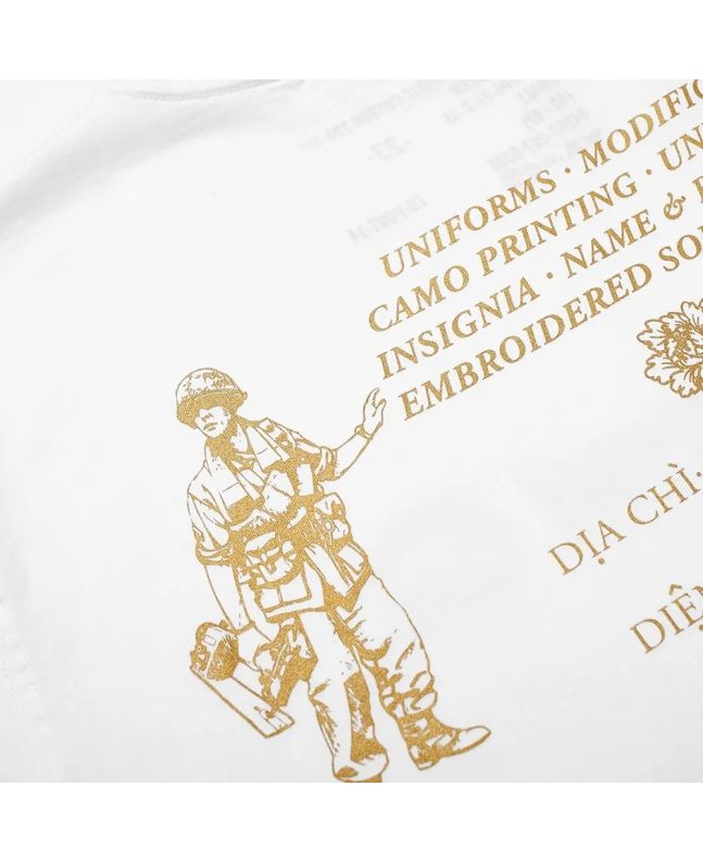 Spezial Madrid Maharishi Gold Maha Tailor Tee White