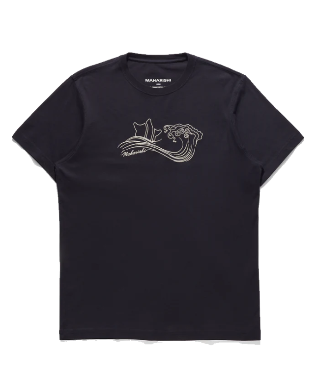 spezial madrid Maharishi Songkran Embroidered Tee Navy