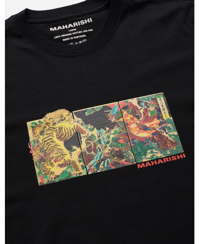 Spezial Madrid Maharishi Tiger VS Samusai Tee Black