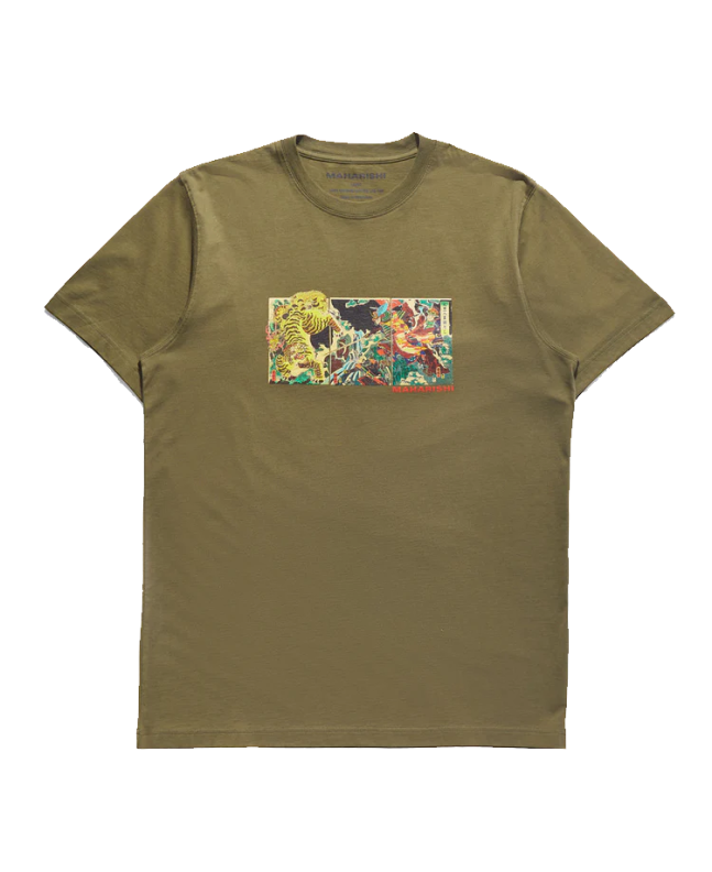 spezial madrid Maharishi Tiger VS Samusai Tee Olive