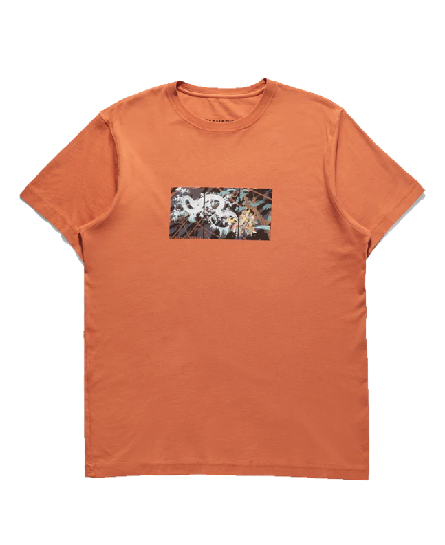 spezial madrid Maharishi Triptych Water Dragon Tee Rust