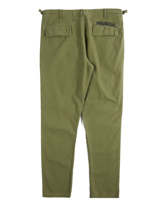 Spezial Madrid Maharishi U.S. Custom Pants Washed Cotton Sateen Olive
