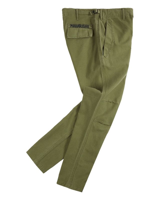 Spezial Madrid Maharishi U.S. Custom Pants Washed Cotton Sateen Olive