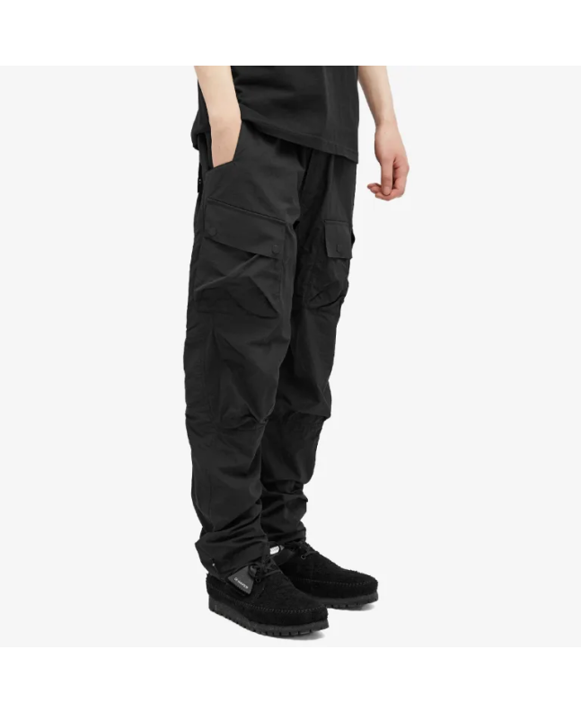 Spezial Madrid Maharishi Veg Dyed Cargo Track Pant Black
