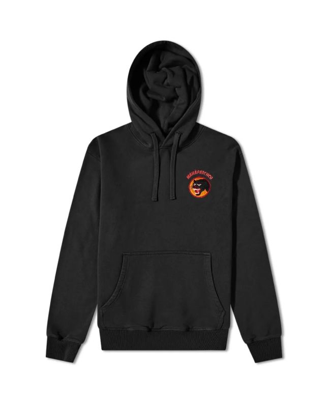 spezial madrid Maharishi Vintage Panther Patch Hoody Black