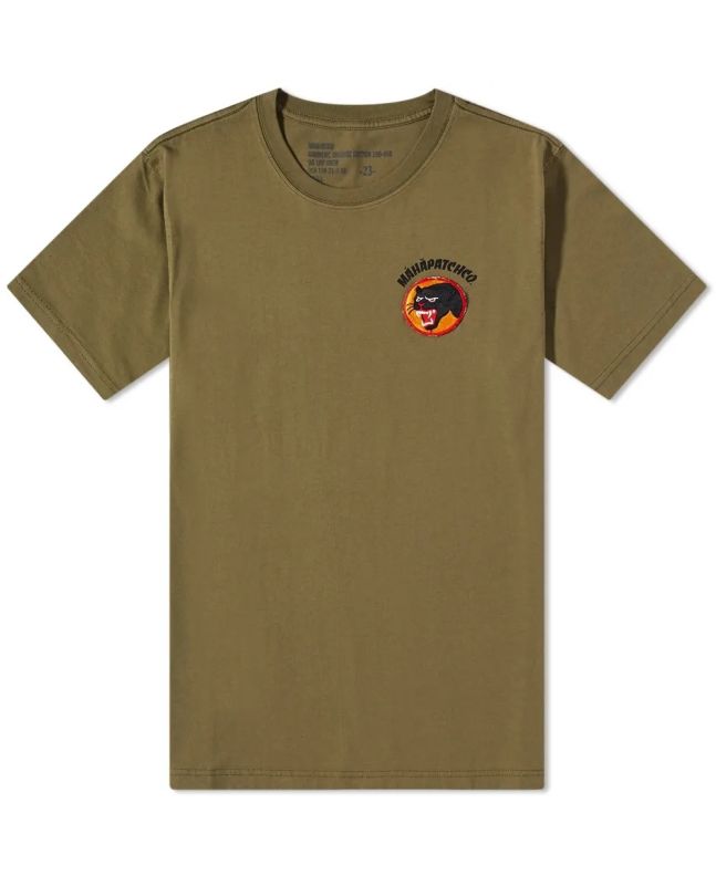 Spezial Madrid Maharishi Vintage Panther Patch Tee Olive