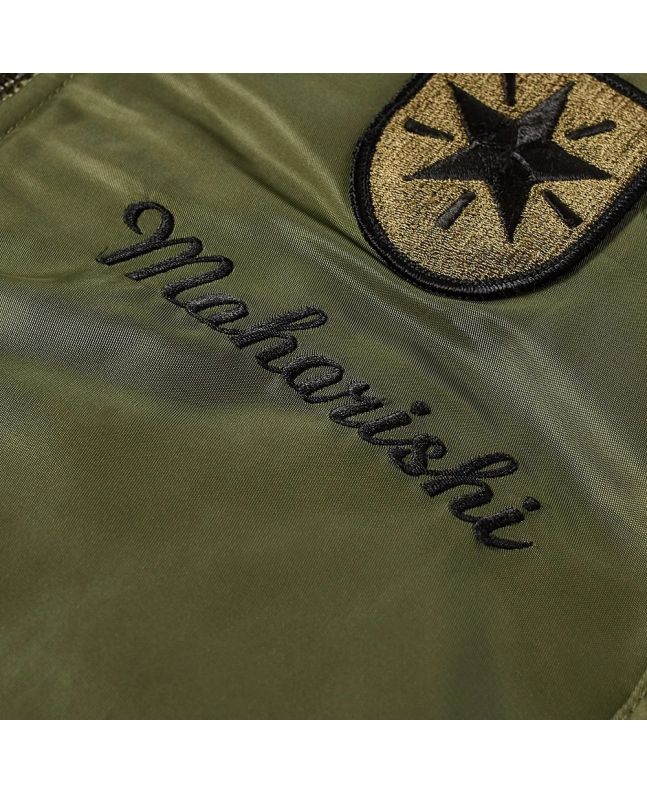 Spezial Madrid Maharishi Vintage Patch MA-1 Flight Jacket Olive