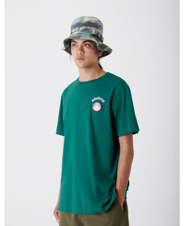 Spezial Madrid Maharishi Vintage U.S Army Japan Patch Tee Dark Teal