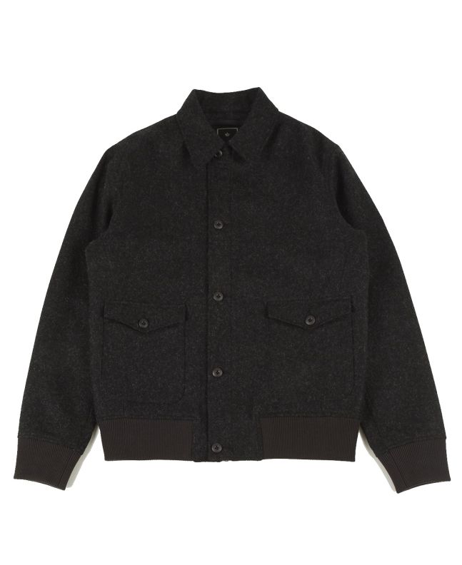 Spezial Madrid Maharishi X Moon Wool Flight Jacket Black