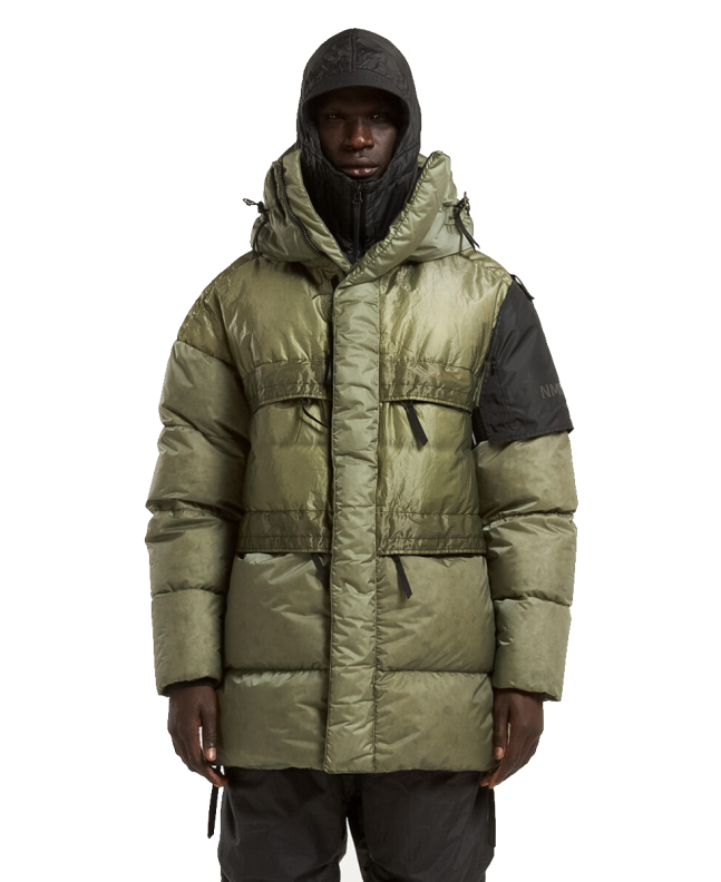 spezial madrid Nemen Boost Multifabrics Down Parka Sand