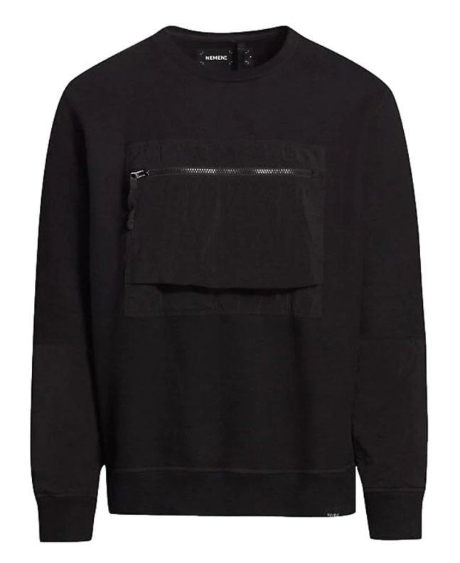 spezial madrid Nemen JYNX Chest Pocket Sweatshirt Ink Black