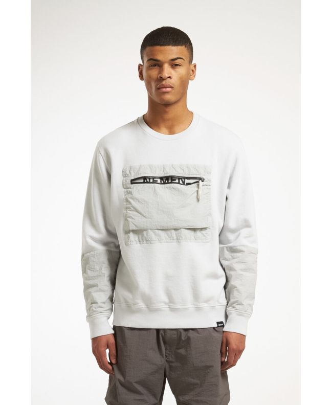 Spezial Madrid Nemen JYNX Chest Pocket Sweatshirt Ultra Light Grey